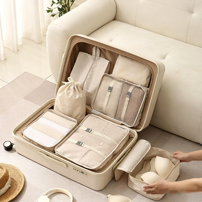 Travel Packing Cube - 7 Parçalı Paketleme Küpleri Seti -