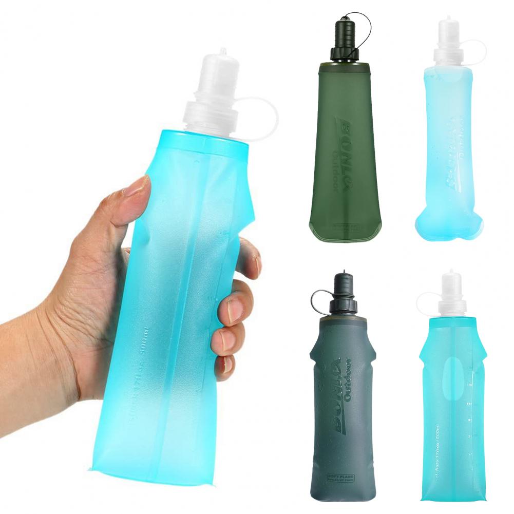 Water Bottle Collapsible - 250/500ML katlanır su şişeleri için TPU