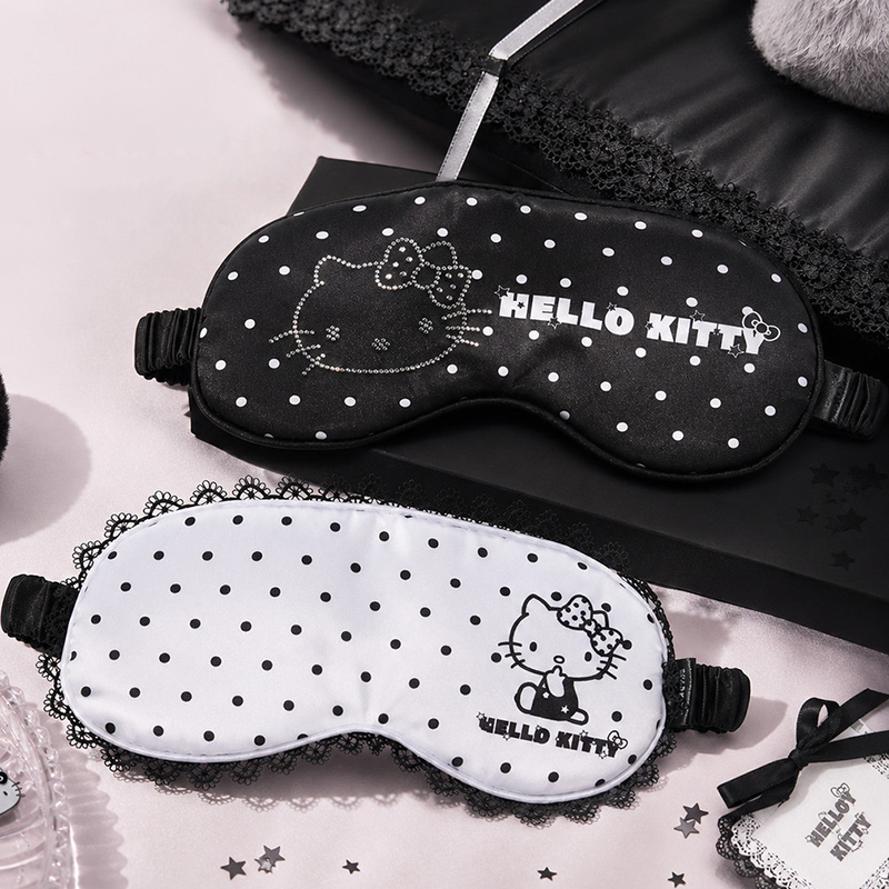 Travel Accessories Japan - Sevimli Hello Kitty Göz Maskesi Yumuşak