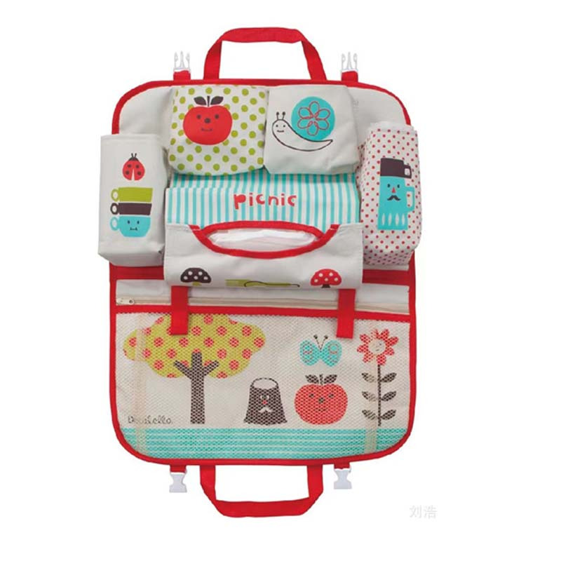 Car Seat Travel Bag - Karikatür Bebek Araba Koltuğu Arka Saklama