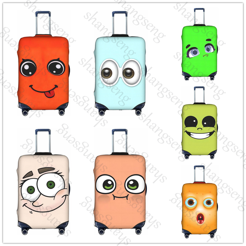 Quirky Travel Accessories - Kalın elastik bagaj koruyucu kapak fermuarlı