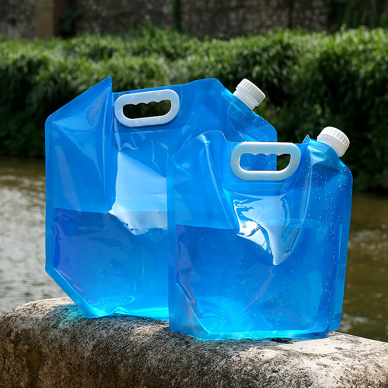 Water Bottle Collapsible - Katlanabilir su deposu torba, kamp acil