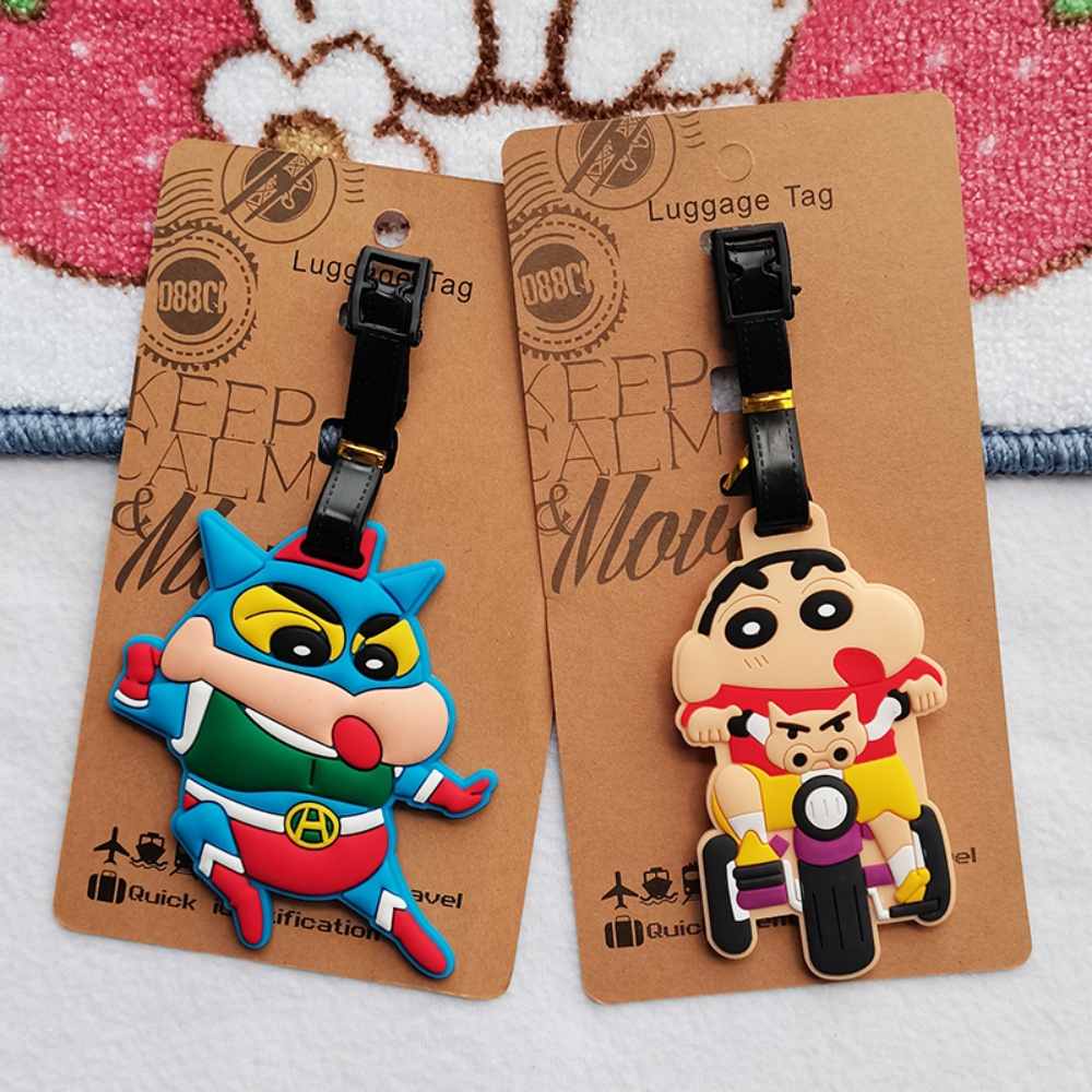 Travel Accessories Japan - Sıcak Crayon Shin-chan Bagaj Etiketi PVC