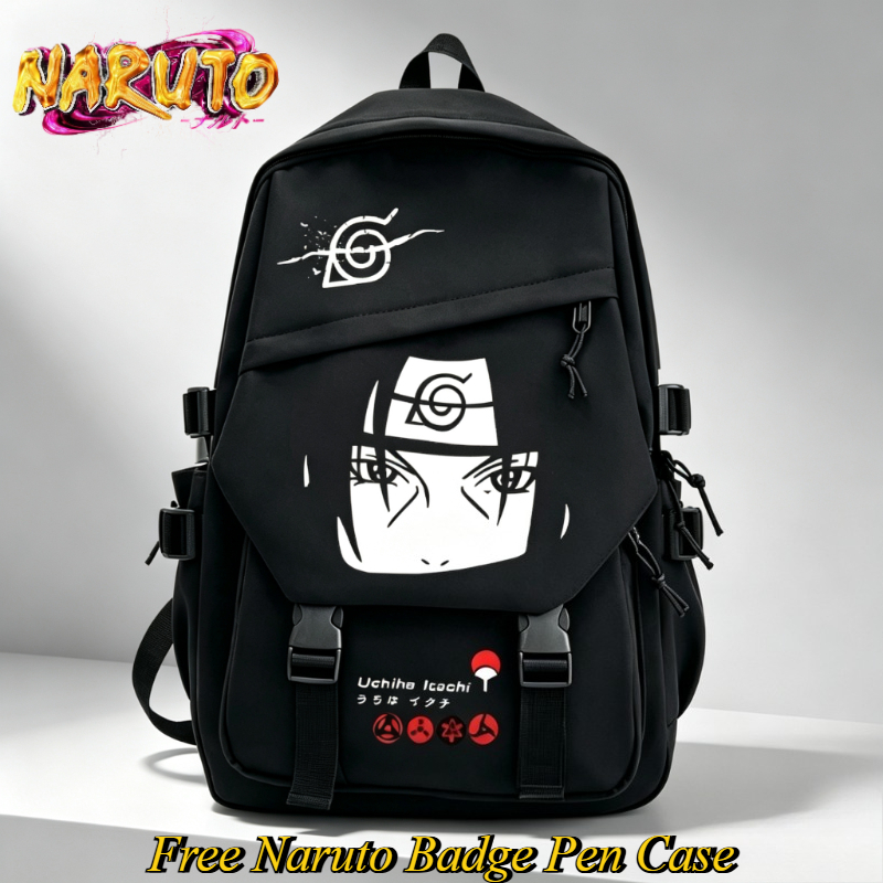 Travel Accessories Japan - NARUTO Karikatür Sırt Çantası İki Boyutlu