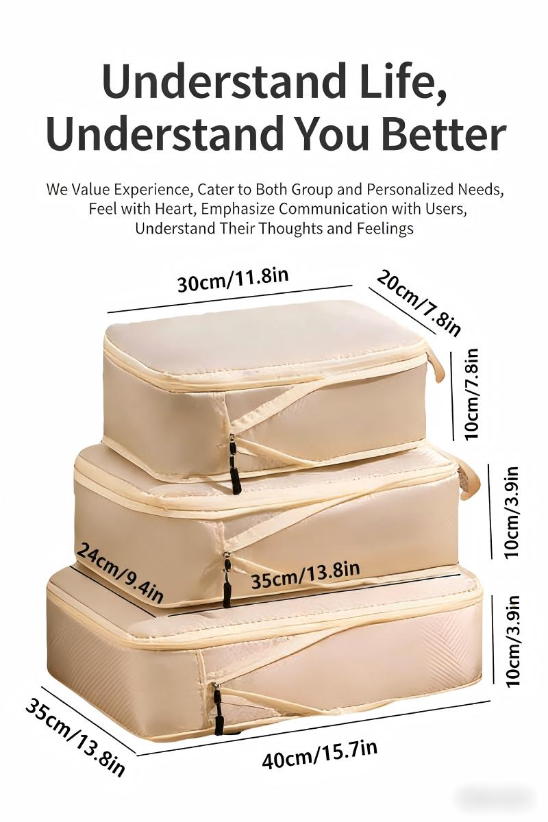 HOMEFISH 3'lü Set Seyahat Sıkı - Travel Packing Cube incelemesi ve fiyatı