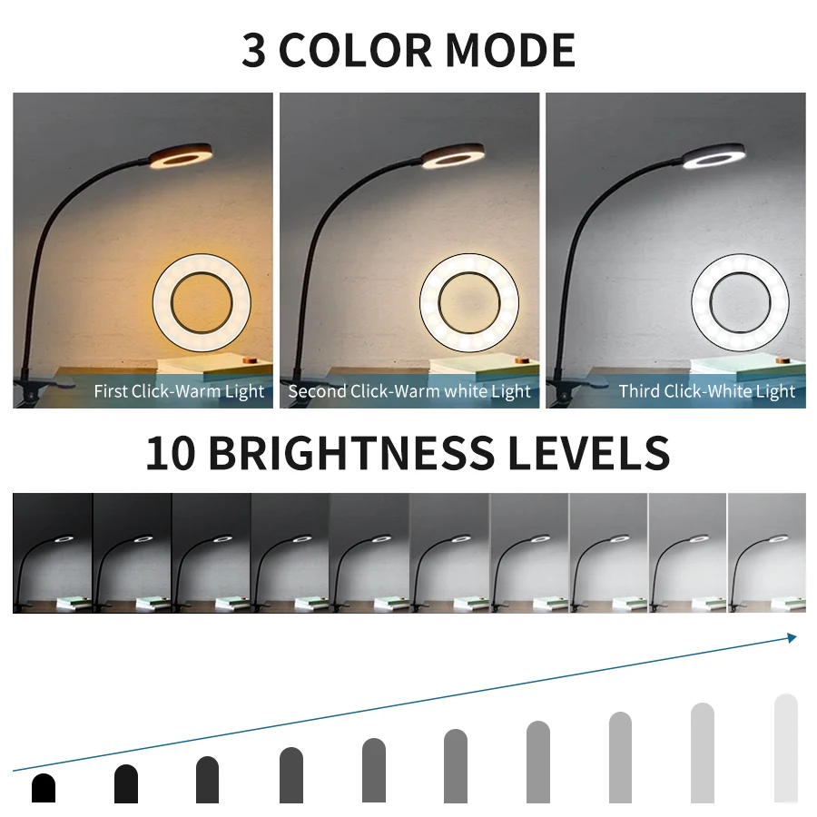48 LED'li Klipsli Masa Lambası - Book Light Flexible incelemesi ve fiyatı