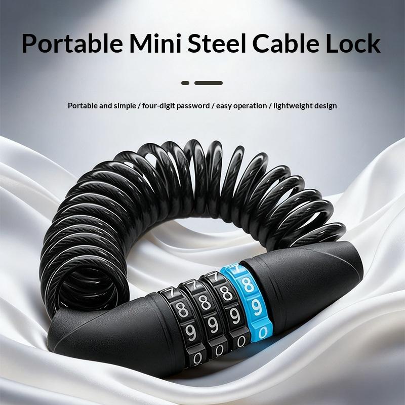 Yeni Motosiklet Bisiklet Hırsı - Cable Lock Combination incelemesi ve fiyatı