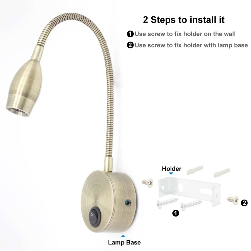 3W LED esnek okuma ışığı 85-26 - Book Light Flexible incelemesi ve fiyatı