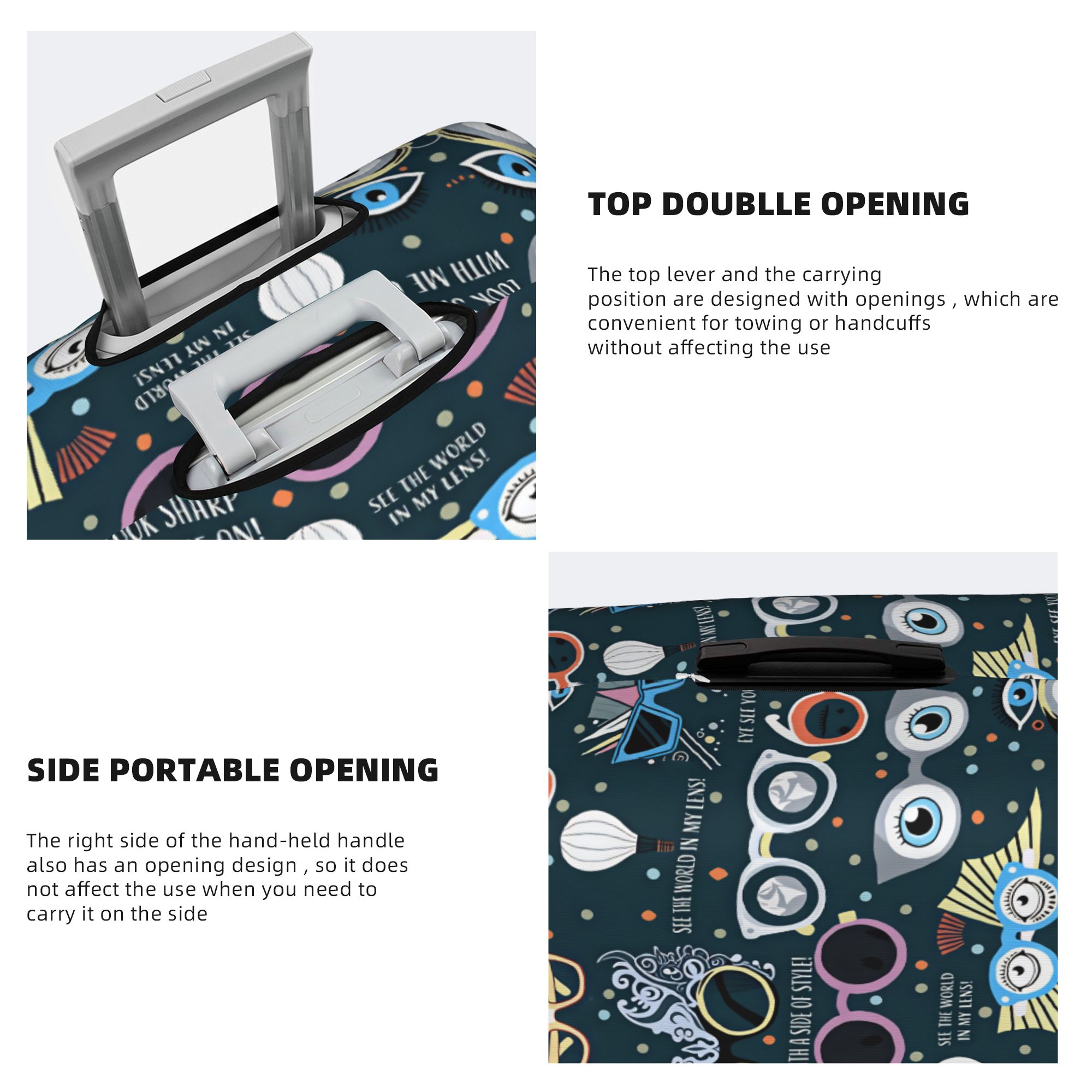 Optometrist Gözlükçü Bagaj Kap - Quirky Travel Accessories incelemesi ve fiyatı