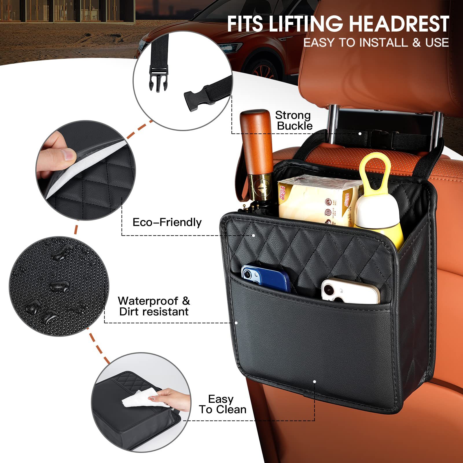 Asılı Saklama Cebi Otomotiv Ar - Car Seat Travel Bag incelemesi ve fiyatı