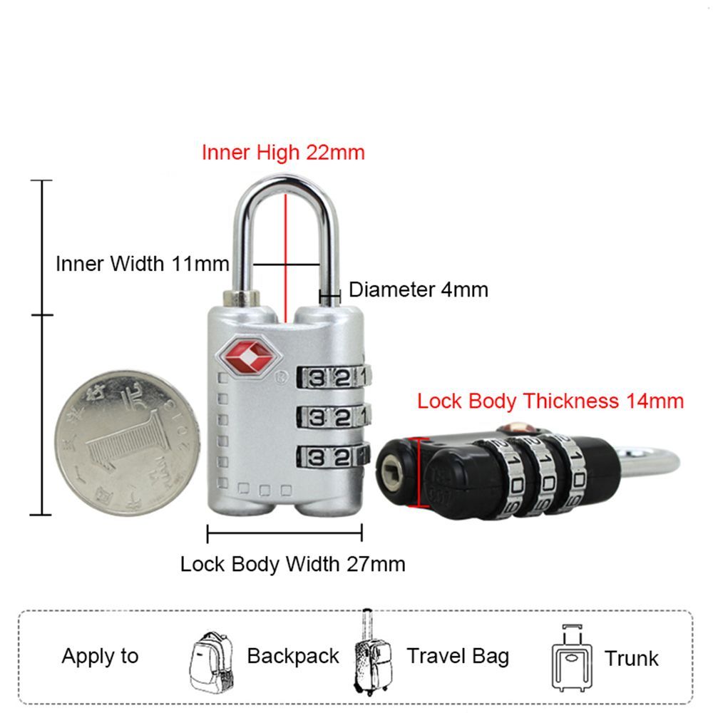 Su Geçirmez Küçük Kilit Taşına - Cable Lock Combination incelemesi ve fiyatı
