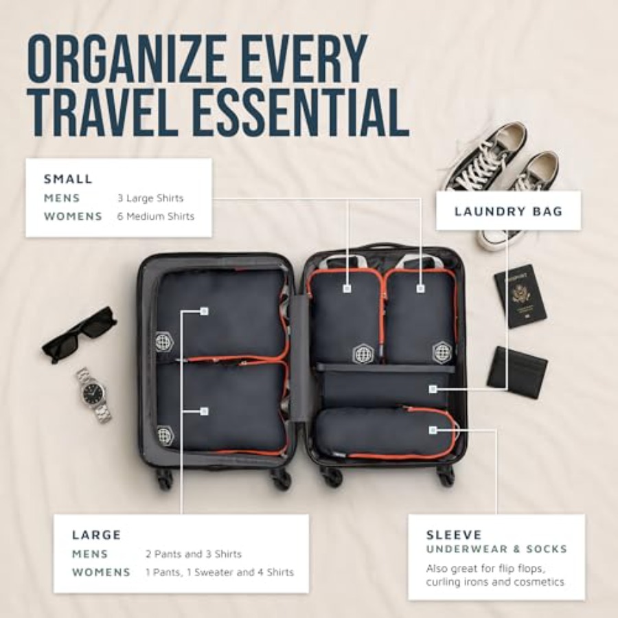 Seyahat için Sıkıştırılabilir  - Travel Packing Cube incelemesi ve fiyatı