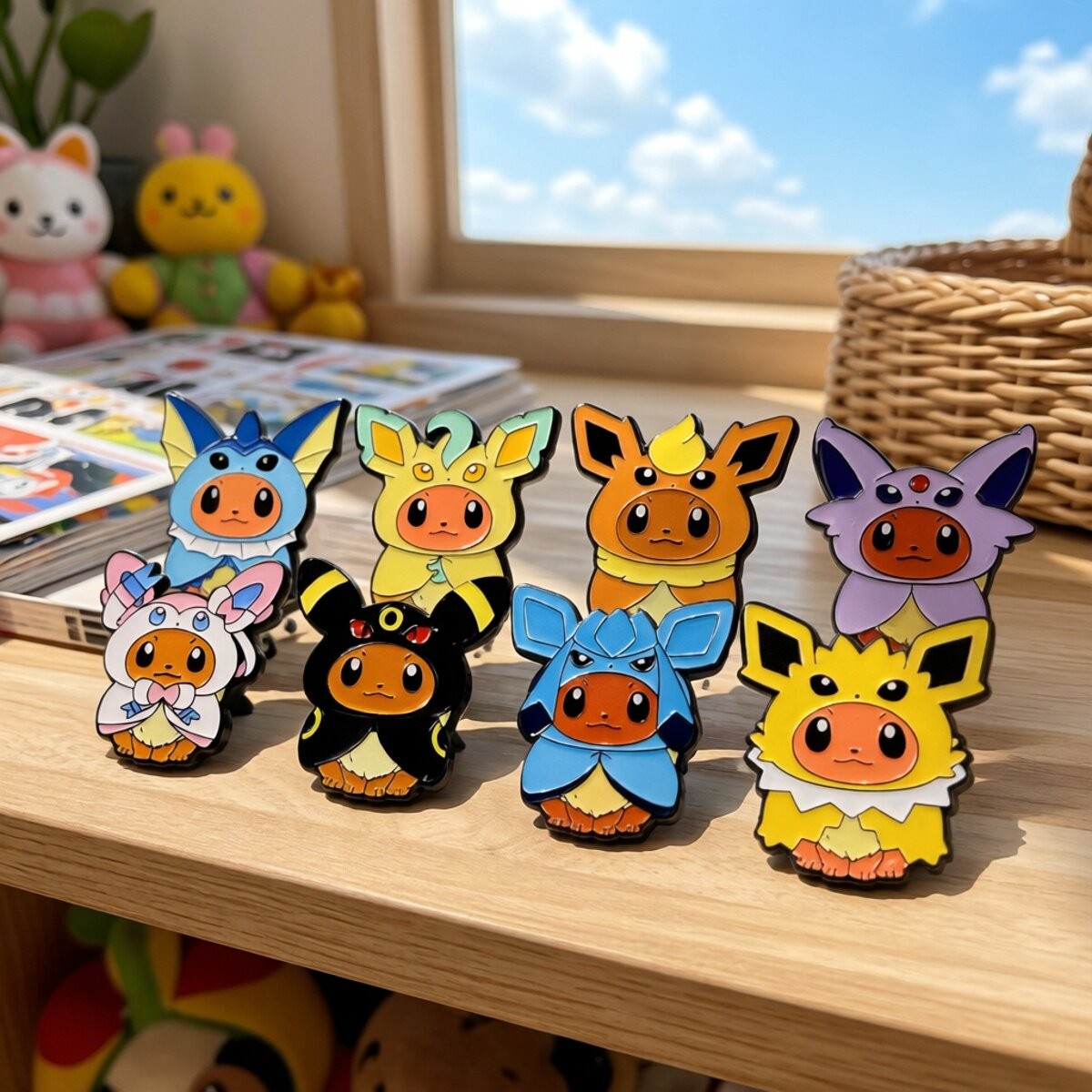 Kawaii Pokemon Anime Eevee Cos - Travel Accessories Japan incelemesi ve fiyatı