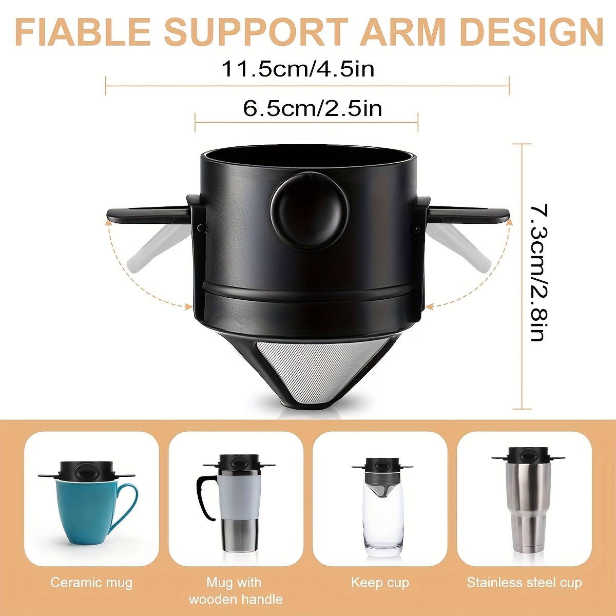 Kahve filtreli fincan taşınabi - Water Bottle Collapsible incelemesi ve fiyatı